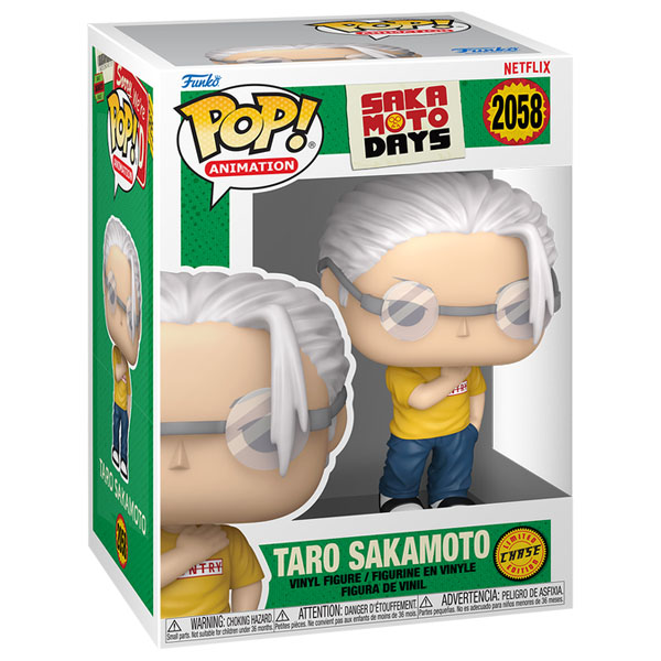 Funko POP #2058 Sakamoto Days Taro Sakamoto (Prime Form) Chase Variant Figure
